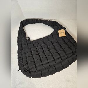 Frye Black Quilted Shoulder Bag